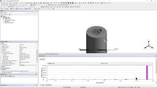 Mesh Quality Check Orthogonal Mesh Quality  Ansys [upl. by Nalro327]