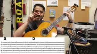 Lesson 29  Guitar Part for the quotChamarritaquot Part 1 of 2 [upl. by Addie270]