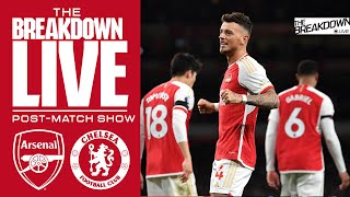 REACTION  Premier League Arsenal 50 Chelsea  The Breakdown Live [upl. by Lucine]