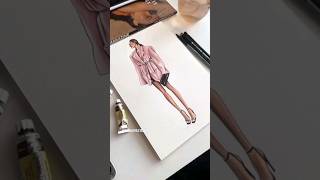 flaunt your fashion 😎 art fashionillustration drawing shorts [upl. by Anilam]