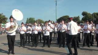 Esibizione Banda dei cadetti di Mosca al Lido di Giulianova  2012 [upl. by Giffard]