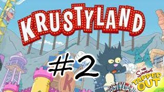 KC Plays  The Simpsons Tapped Out  Krustyland  Part 2 [upl. by Lala110]