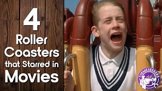 4 Roller Coasters that Starred in Movies [upl. by Elamef]