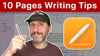 10 Tips For Writing In Pages [upl. by Sonitnatsnoc]