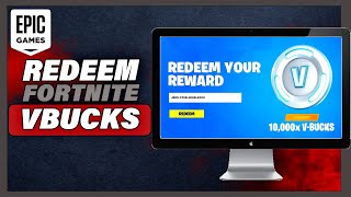 How To Redeem Fortnite V Bucks Code Without Epic Games Account [upl. by Humfried]