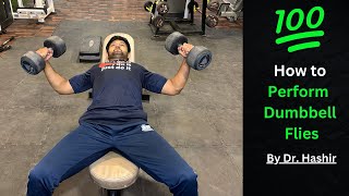 How to Properly Do a DUMBBELL FLY  By Dr Hashir [upl. by Tnerb888]