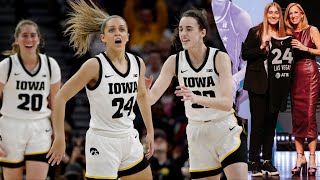 Hawkeyes React to Kate Martin Being Drafted by the Las Vegas Aces WNBA [upl. by Aihsot]