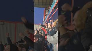 WALSALL FANS GO BERSERK AFTER LATE GOAL AGAINST CREWE ALEXANDRA SHORTS [upl. by Osrock]