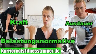 Die 6 Belastungsnormative des Trainings TheorieBezug auf Praxis BLizenz Prüfung [upl. by Lemar902]