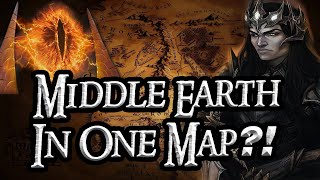 Lord of the Rings BFME MiddleEarth Themed Map Most Fun PvP Map Middle Earth Multiple castles map [upl. by Hortensa]