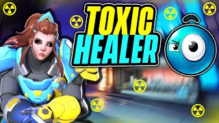 TOXIC Healer Blames Tank In Overwatch 2 OVERWATCH COMPETITIVE TOXICITY [upl. by Dira]