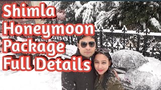 Shimla Honeymoon Resort Package 18000₹ Full Details  Call For Booking8010428280 [upl. by Raddie]