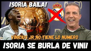 SORIA REACCIONA Y LA BAILA POR LA DERROTA DE VINI JR EN EL BALON DE ORO CHIRINGUITO DE JUGONES [upl. by Eelyk]