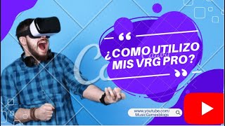 Como usar VRG PRO unboxingMusic Games blogsTutorial [upl. by Noiek]