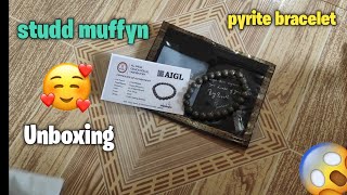 Pyrite Bracelet Unboxing 😍 Pyrite Bracelet Benefits studdmuffyn [upl. by Seaddon]