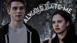 • ARCHIE andrews amp JESSICA davis  always hate me ᶜʳᵒˢˢᵒᵛᵉʳ [upl. by Chastity807]