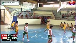 Live  HNU vs HIS  BSAA SEASON 12  JUNIORS [upl. by Adnilab725]