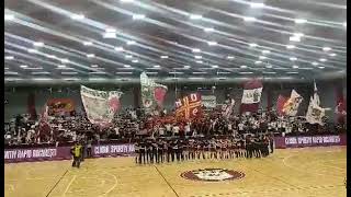 Galeria Rapidului spectacol la derbyul cu CSM București [upl. by Atiuqcir]