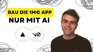 Ich kann nicht glauben das wir eine APP in 20 mins gebaut haben V0 Cursor AI Claude AI [upl. by Aenea]