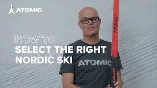 How to select the right Atomic nordic ski [upl. by Ellevehc]