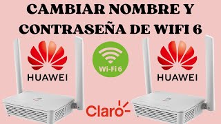 CAMBIAR NOMBRE DE WIFI Y CONTRASEÑA HUAWEI EG8145X610 [upl. by Aileda33]