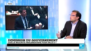 Démission du Gouvernement  Quelle majorité parlementaire pour Valls 2 [upl. by Alleacim396]