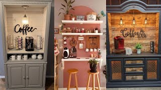 coffee bar decore  coffee bar decoration ideas [upl. by Ahseik825]