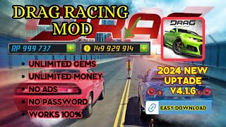 Drag Racing MOD Unlimited Money and Gems V416 [upl. by Kcirdorb]