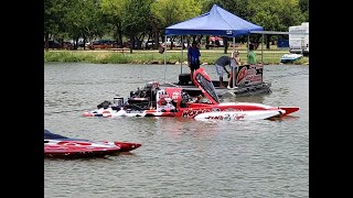 Top Fuel Drag Boat Racing 2018 CRAIG PARTUSCH MEMORIAL SHOWDOWN Lake Nasworthy Texas [upl. by Morganica251]