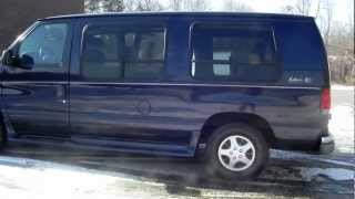 02 Ford E150 Eclipse 7 Passenger Conversion Van 42L V6 Econoline GAS Quad Seats [upl. by Aital]