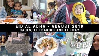 EID VLOG HAULS BAKING COOKING AND EID DAY  SafsLife [upl. by Liman]