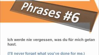 Dialogue Saying Thank You  Phrases 6  Learn German with Martha  Deutsch lernen [upl. by Pellikka]