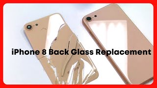 iPhone 8 back Glass Replacement Step By Step [upl. by Ailene]