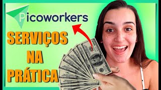 Picoworkers Como Funciona  Fazendo as tarefas na prática  Melhor Site De Microtarefas [upl. by Olegna805]