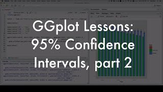 GGPlot Lessons 21 Confidence Intervals part 1 Intro and Scatter [upl. by Atalante]