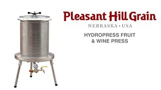 Hydropress Fruit Grape Apple Wine Press [upl. by Hegarty]