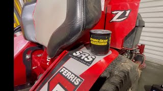 Ferris Z1 Hydro oil amp filter change [upl. by Hildie]