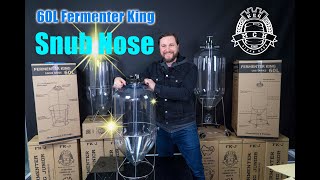 NEW KEG KING 60 LITRE FERMENTER KING SNUB NOSE [upl. by Yetty]