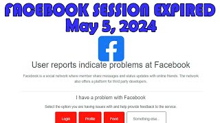 Facebook Technical Error March 05 2024  FACEBOOK SESSION EXPIRED [upl. by Horan]