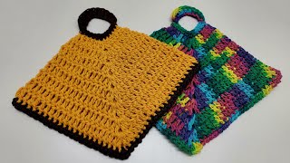 EASY Crochet Vintage Potholder Pattern  Bringing Back The Nostalgia [upl. by Janean]