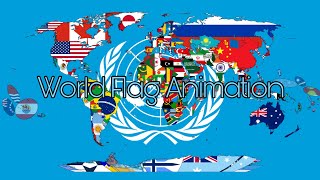 World Flag Animation 2023 [upl. by Nifares]