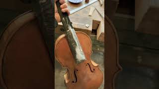 Varnishing da spalla daspalla woodworking woodviolins violinmaking wood violinmaker [upl. by Cimbura]