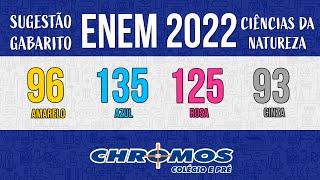 Gabarito ENEM 2022 CHROMOS  Prova Amarela Questão 96  Ciências da Natureza [upl. by Yssak642]