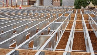 WoodFramed Buildings Benefit From Composite TotalJoist Steel Construction  Installation Video [upl. by Laufer]