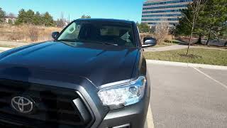 Cheapest new Toyota Tacoma 2023 Tacoma SR 4 cylinder4x2 MSRP 26870 base model utility package [upl. by Dnomsad]