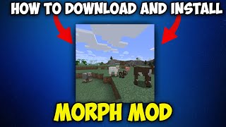 How to Download and Install Morph Mod in Minecraft 1201 [upl. by Otti]