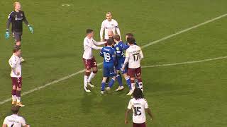 Referee Darren Drysdale confronts Ipswich Towns Alan Judge in our Sky Bet League 1 fixture [upl. by Hild165]