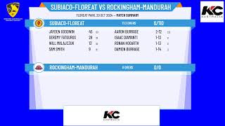 SubiacoFloreat v RockinghamMandurah [upl. by Terri7]