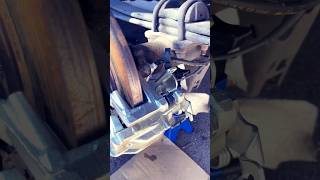 DIY Installing Calipers amp Brake Lines on a2015 Ford Transit Van automobile shorts [upl. by Leifeste193]