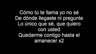 Nicky Jam  Hasta El Amanecer Lyrics Letra [upl. by Iniffit191]